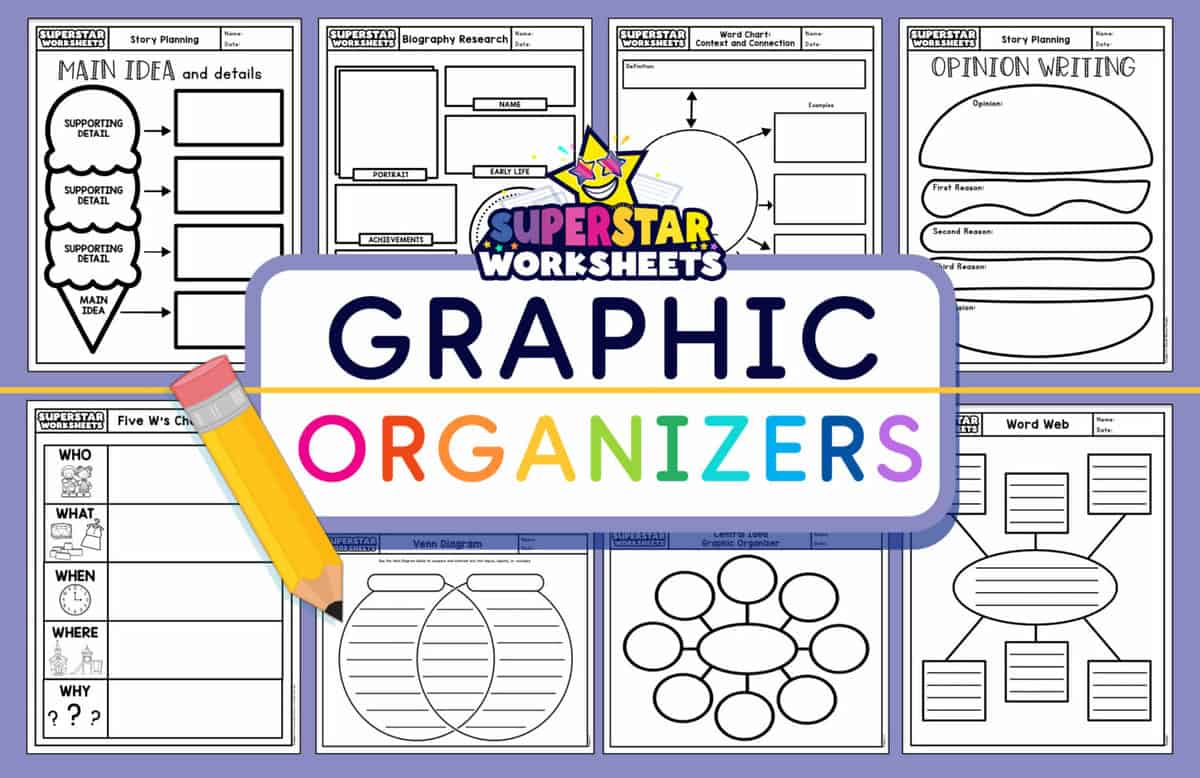 Graphic Organizers - Superstar Worksheets