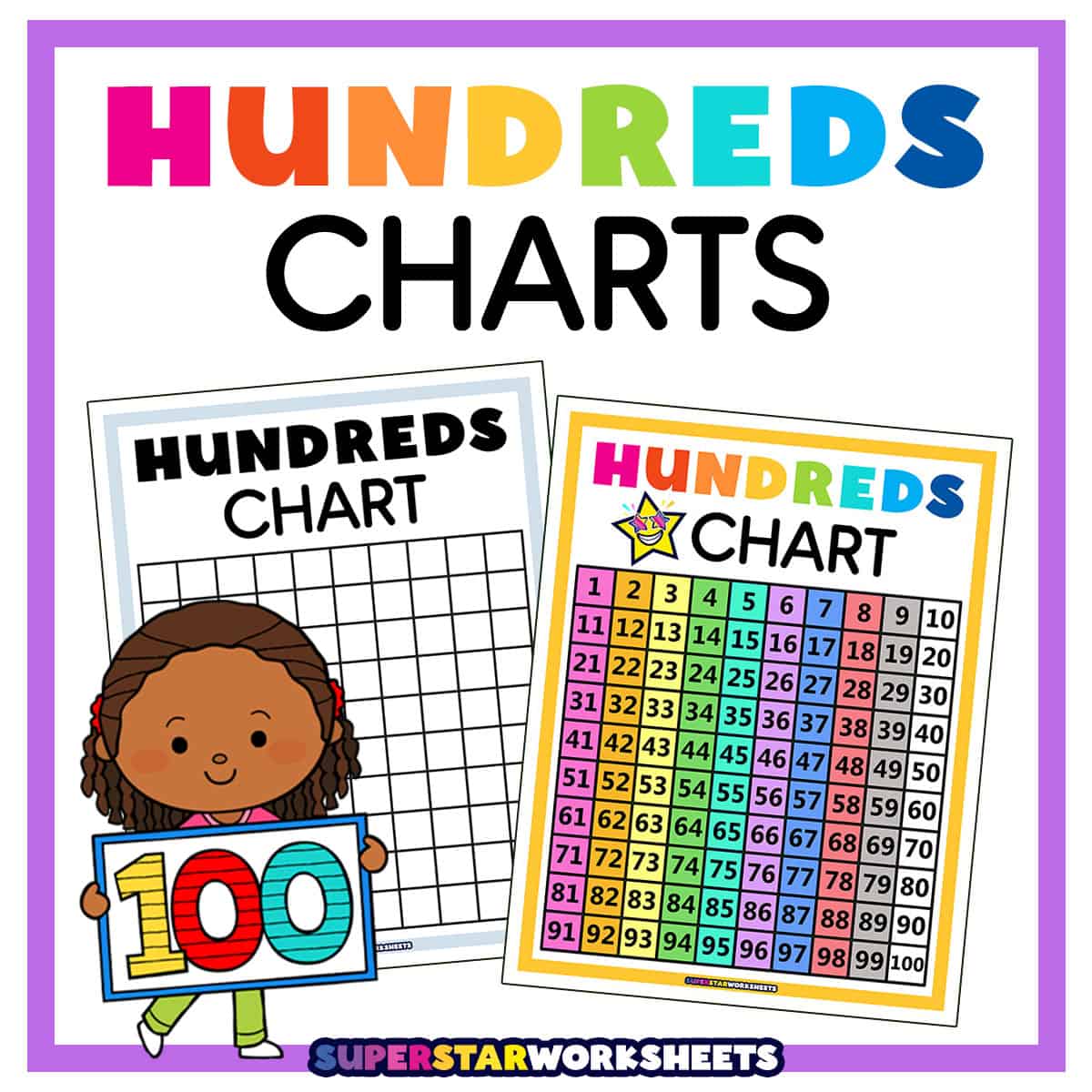 Odd and Even Number Charts and Student Worksheets Free