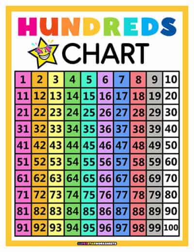 Hundreds Chart Printables - Superstar Worksheets