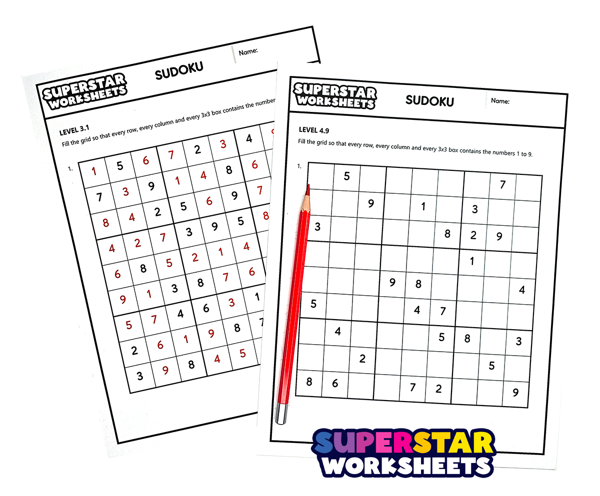 Free Kid Sudoku Puzzle: Level 2 Page 4