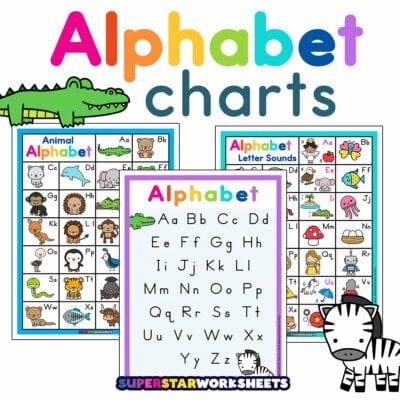 ABC Alphabet Charts - Superstar Worksheets