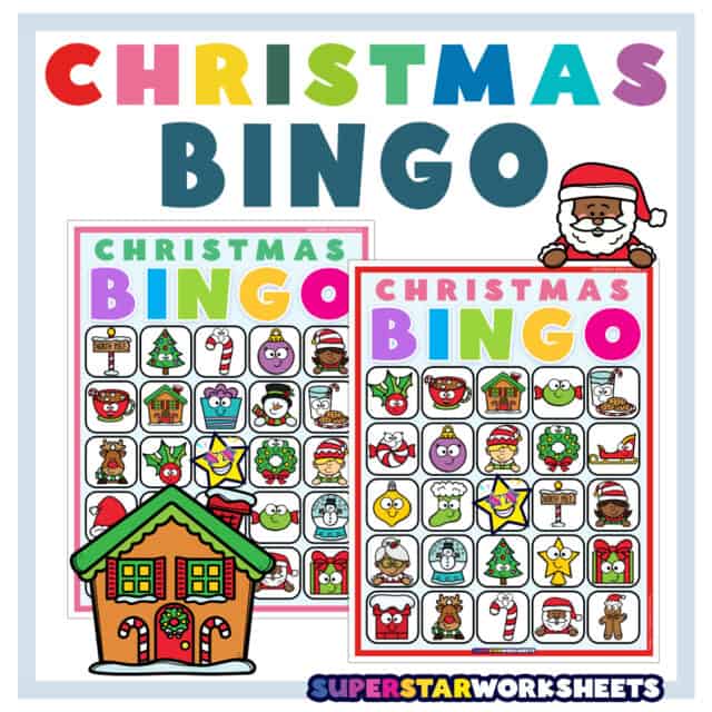 Christmas BINGO - Superstar Worksheets