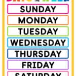 SPANISH Days of the Week Worksheets - Superstar Worksheets