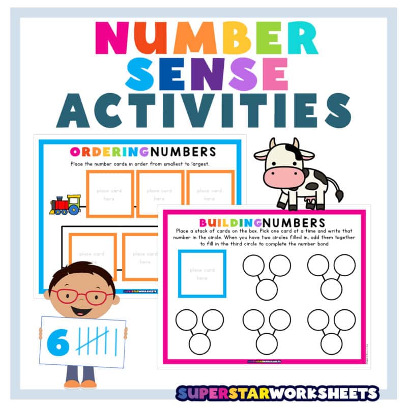 Number Sense Activities - Superstar Worksheets