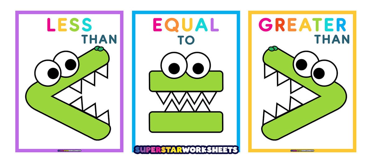 Greater Than Sign Less Than Sign Superstar Worksheets 47 OFF