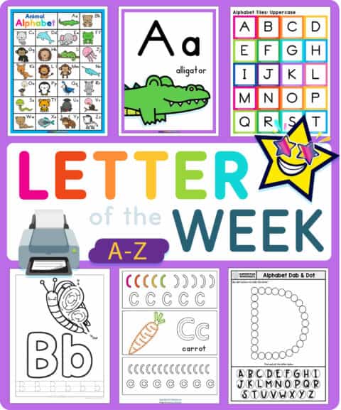 Letter of the Week - Superstar Worksheets