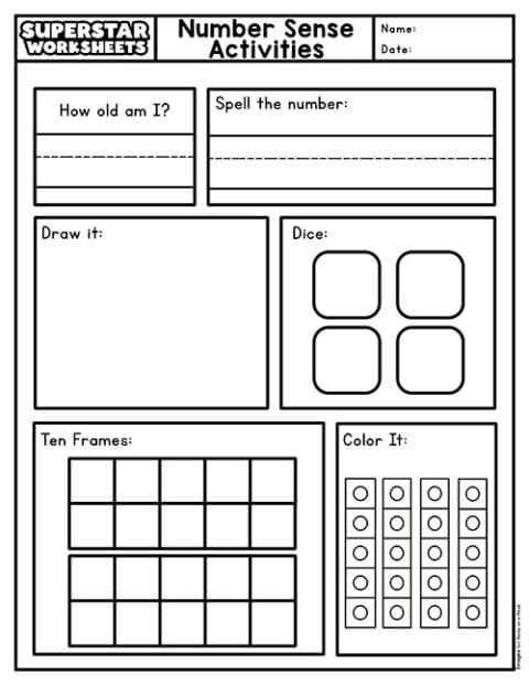 Number Sense Worksheets Superstar Worksheets Number Sense Worksheets Superstar Worksheets