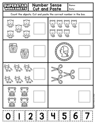 Number Sense Worksheets - Superstar Worksheets