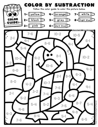 Summer Color by Number - Superstar Worksheets