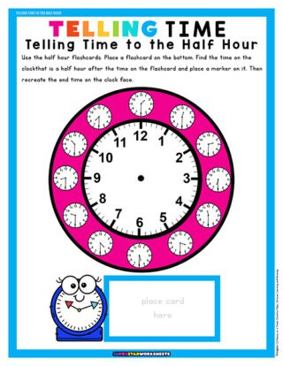 Telling Time Games - Superstar Worksheets