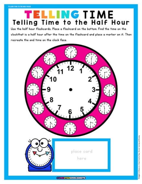 Telling Time Games - Superstar Worksheets