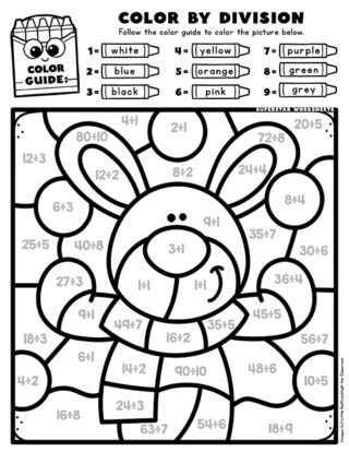 Winter Color by Number - Superstar Worksheets