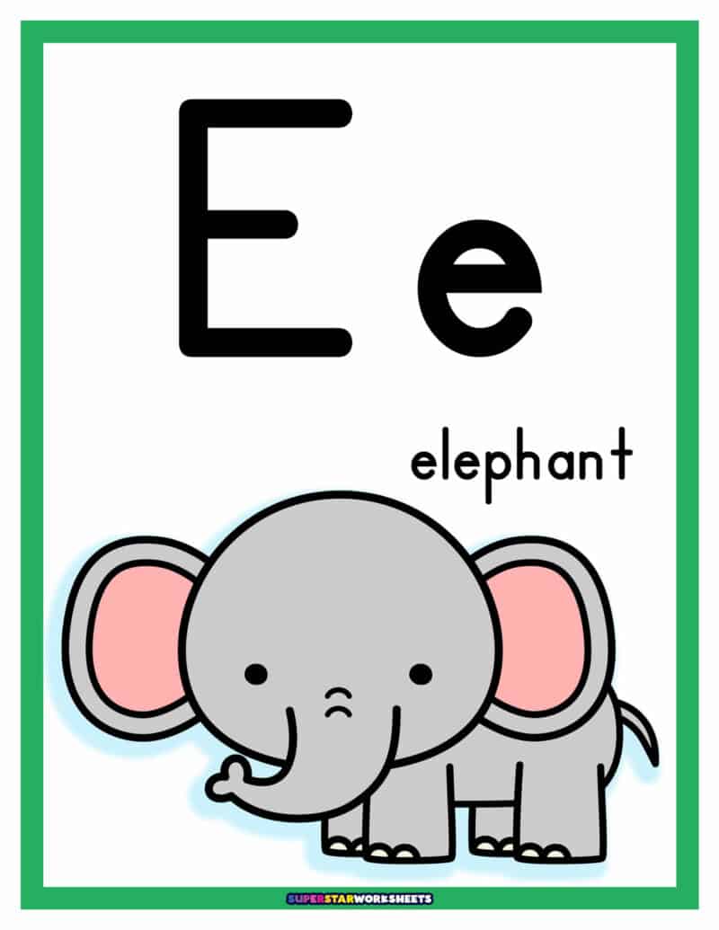 Alphabet Posters - Superstar Worksheets