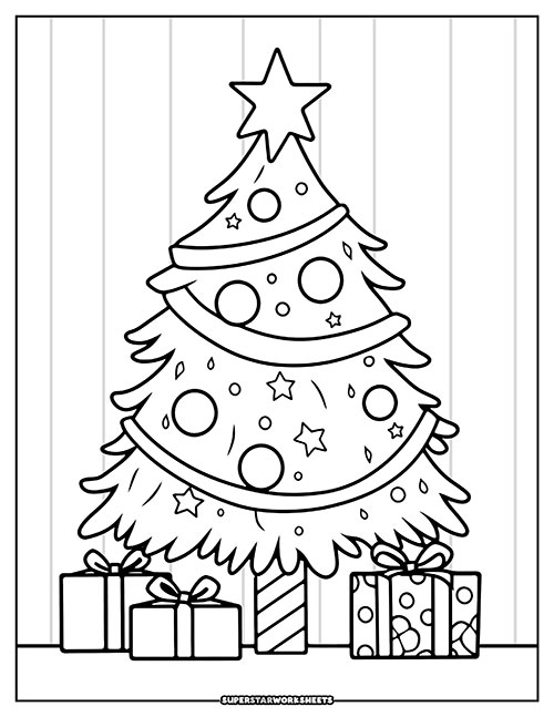 Learn to Draw a Festive Christmas Present and Get a Coloring Page