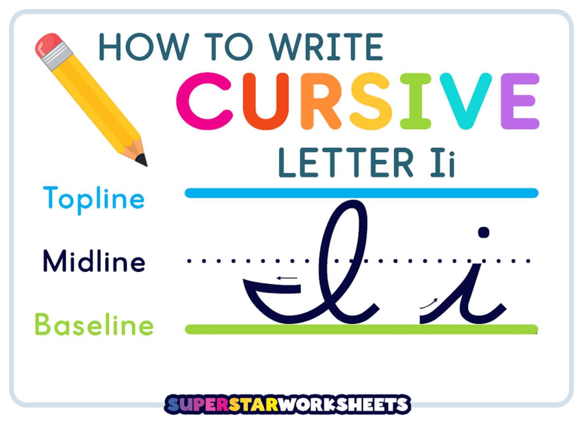 Cursive I - Superstar Worksheets