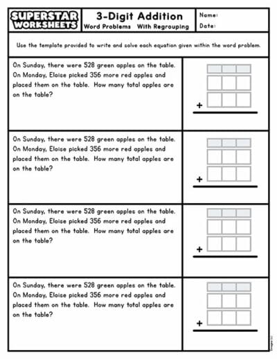 2nd Grade Addition Worksheets - Superstar Worksheets