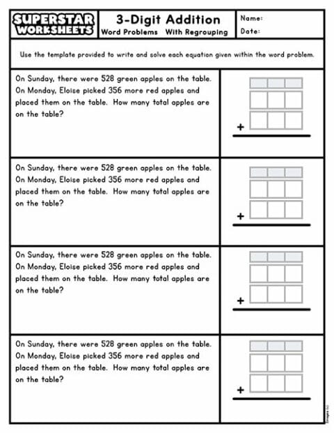 2nd Grade Addition Worksheets - Superstar Worksheets