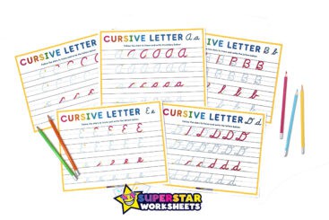 Cursive Writing - Superstar Worksheets