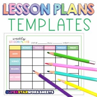 Lesson Plan Template - Superstar Worksheets