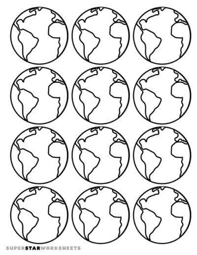Earth Template Free Printables - EarthTemplatePrintable Small 400x518 