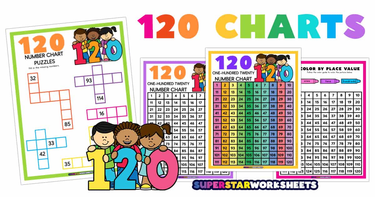 120 Chart - Superstar Worksheets