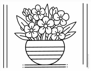 Flower Coloring Pages (Free Printables) - Superstar Worksheets