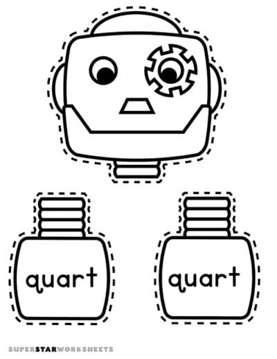 Gallon Man - Superstar Worksheets