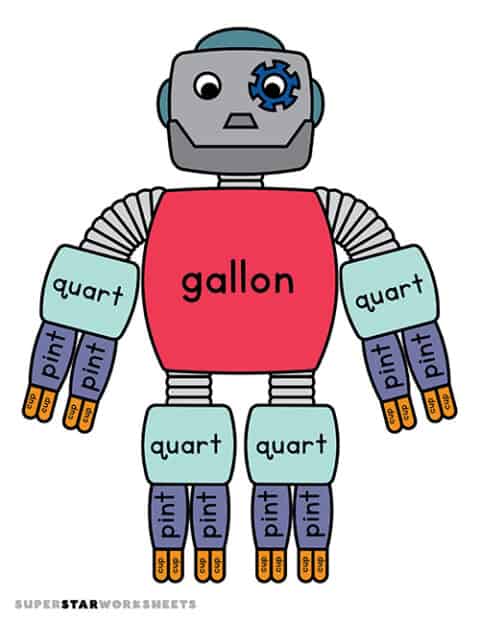 Gallon Man Superstar Worksheets - GallonMan C 480x621 