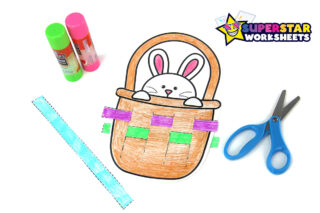 Basket Template (Free Printables) - Superstar Worksheets