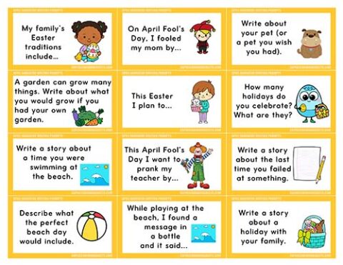 Narrative Writing Prompts - Superstar Worksheets