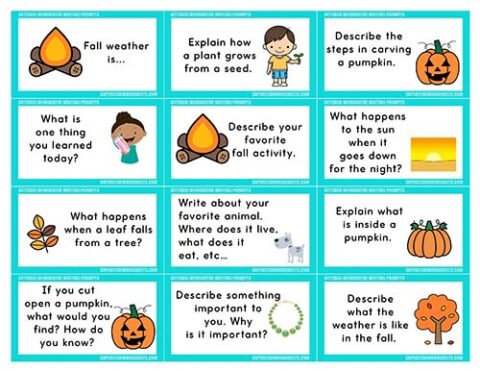 Informative Writing Prompts - Superstar Worksheets