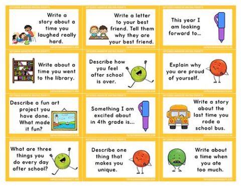 Narrative Writing Prompts - Superstar Worksheets