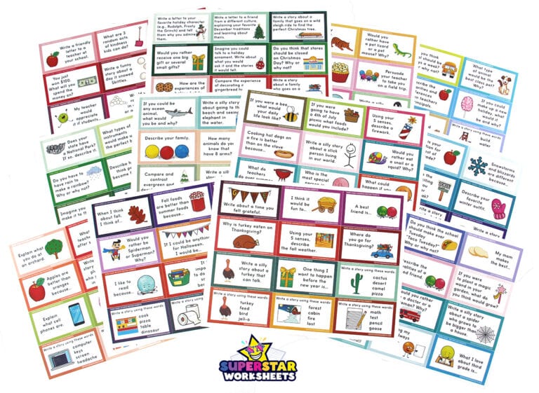 Fifth Grade Writing Prompts - Superstar Worksheets