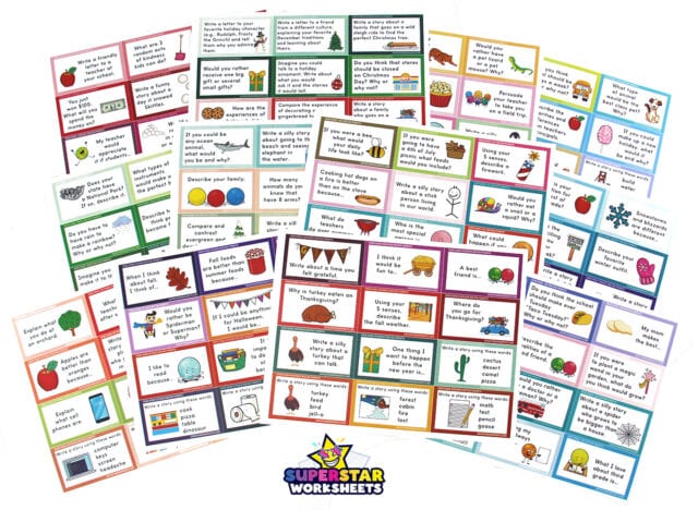 Third Grade Writing Prompts - Superstar Worksheets