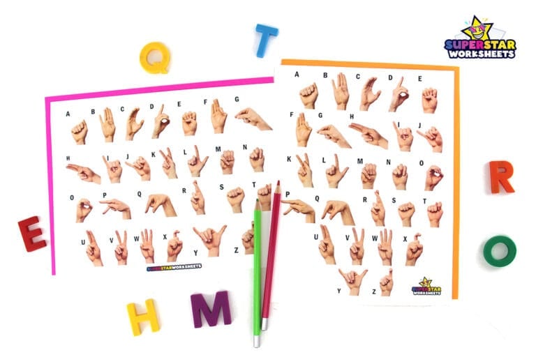 ASL Superstar Worksheets