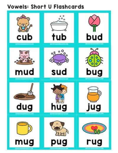 Short U Words - Superstar Worksheets