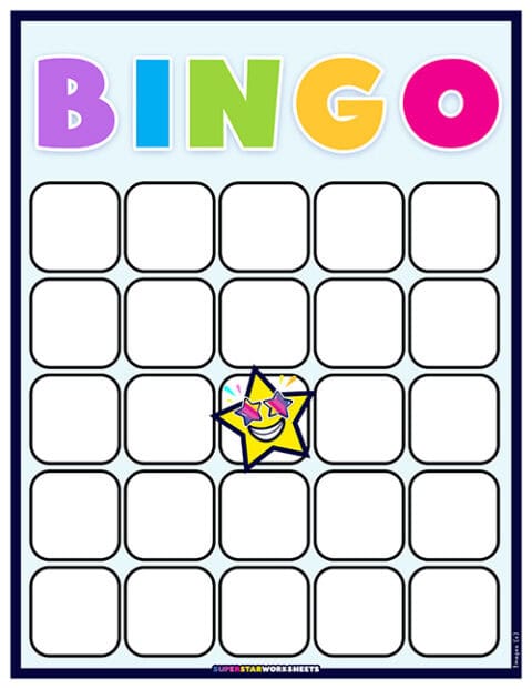 BINGO Boards - Superstar Worksheets