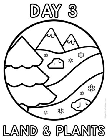 Creation Coloring Pages (Free Printables) - Superstar Worksheets