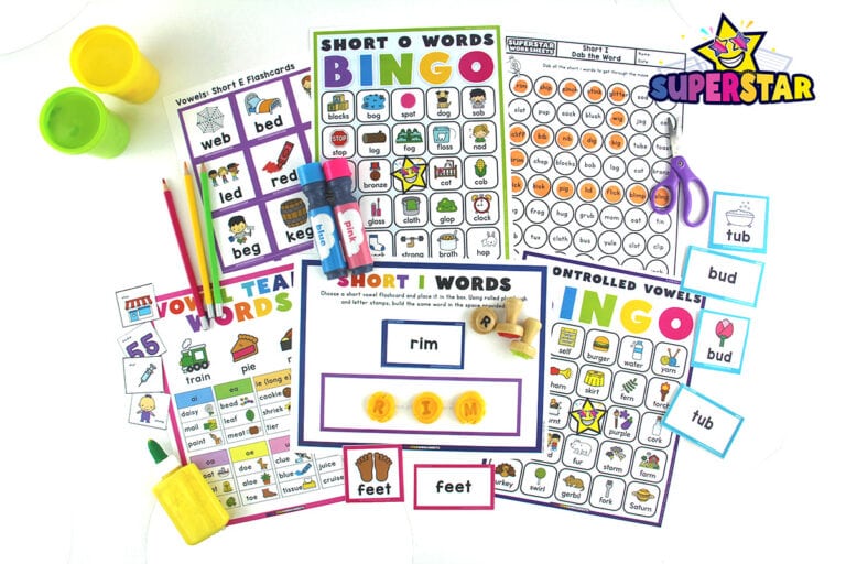 Vowels - Superstar Worksheets