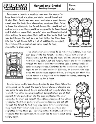 Third Grade Reading Comprehension - Superstar Worksheets