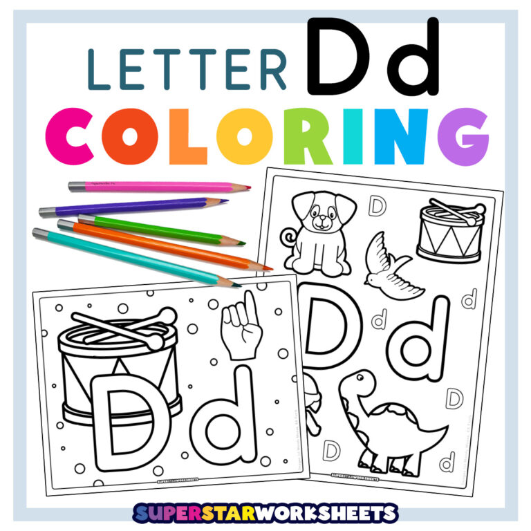 Alphabet Coloring Pages - Superstar Worksheets
