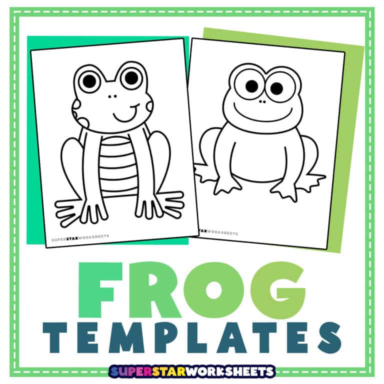 Frog Template (Free Printables) Superstar Worksheets Frog Template (Free Printables) Superstar Worksheets