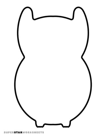 Owl Template (Free Printables) Superstar Worksheets Owl Template (Free Printables) Superstar Worksheets