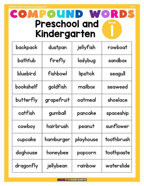 compound-word-lists-superstar-worksheets