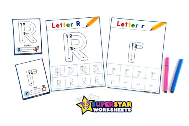 Grade R Tracing Object Worksheets.pdf Letter R Tracing Worksheets - Superstar Worksheets