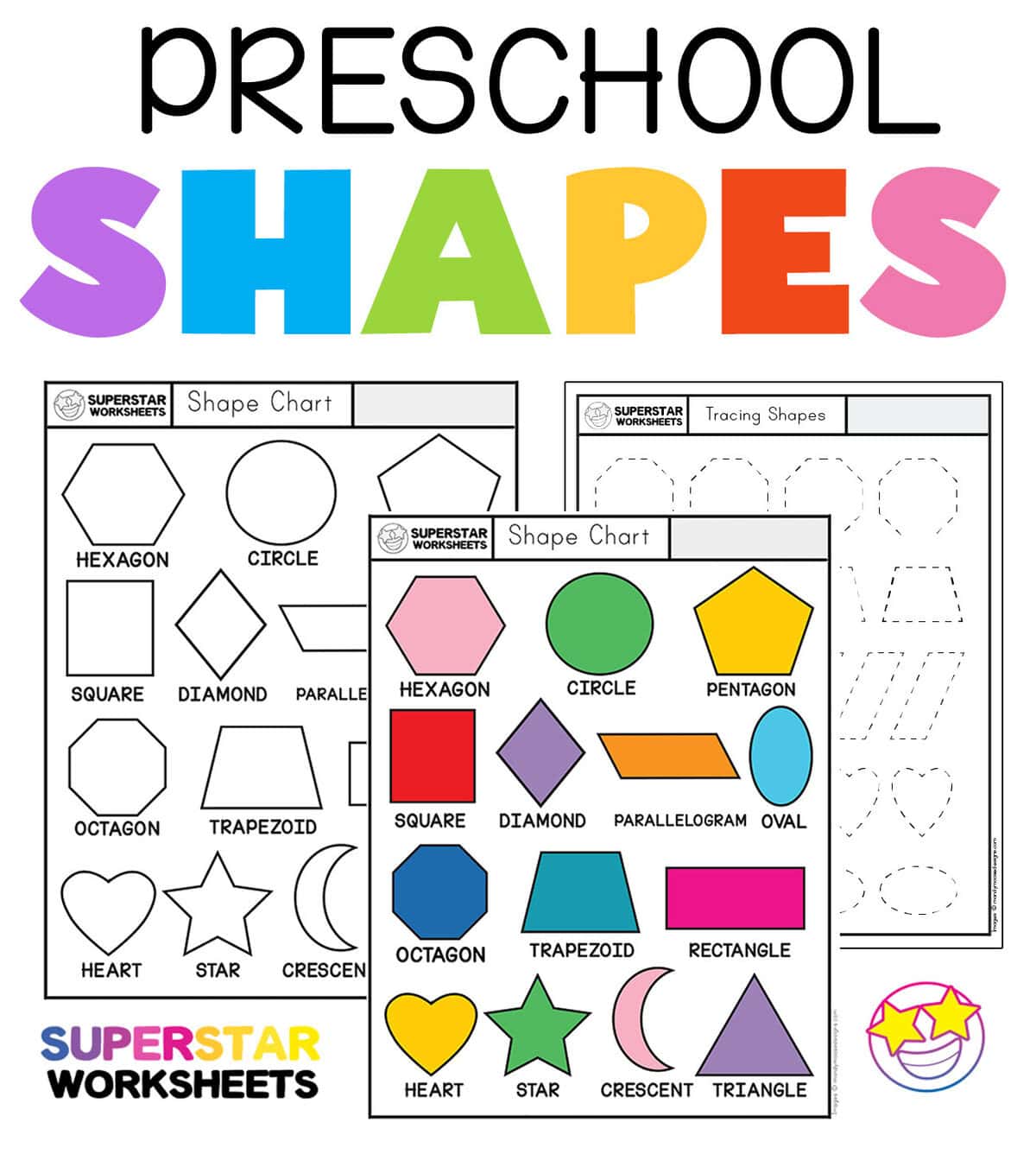 Shape Worksheets - Superstar Worksheets