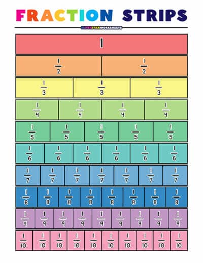Fractions - Superstar Worksheets