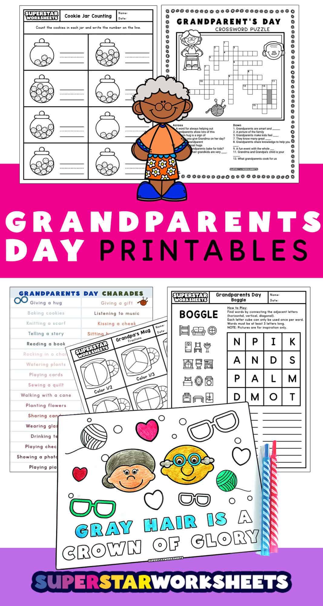 Grandparents Day Printables Superstar Worksheets Grandparents Day Printables Superstar Worksheets