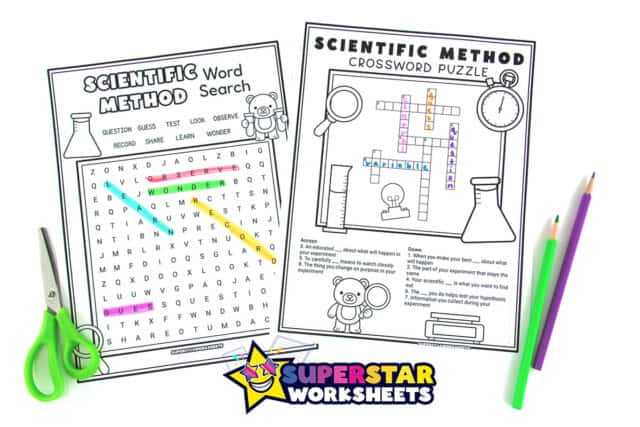 Scientific Method (Free Printables) - Superstar Worksheets