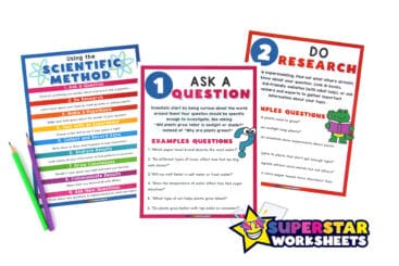 Scientific Method (Free Printables) - Superstar Worksheets